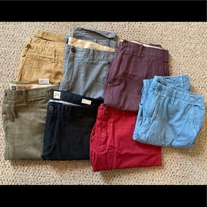 Gap Lived In Slim Fit Khakis